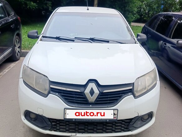 2017 Renault Logan II, белый - вид 2