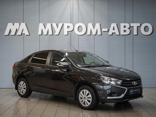 2016 Lada (ВАЗ) Vesta I, чёрный, 690000 рублей, вид 1