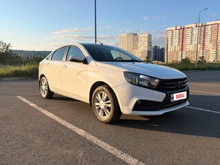 2018 Lada (ВАЗ) Vesta I, белый, 990000 рублей, вид 1