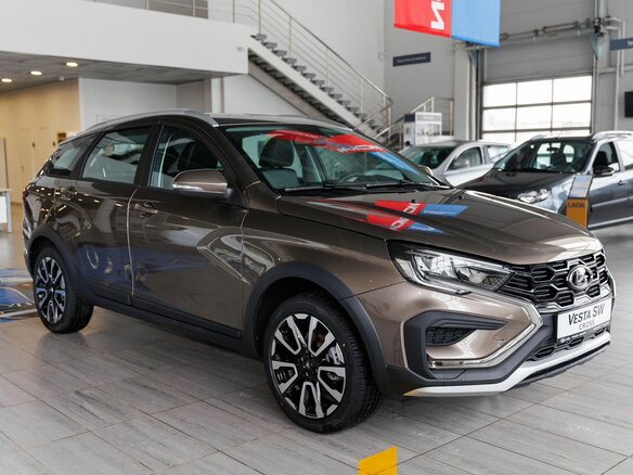 2026 Lada (ВАЗ) Vesta SW Cross I Рестайлинг (NG), коричневый - вид 7
