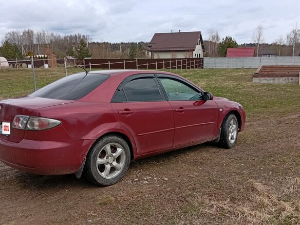 2005 Mazda 6 I (GG) Рестайлинг, красный, 375000 рублей - вид 2