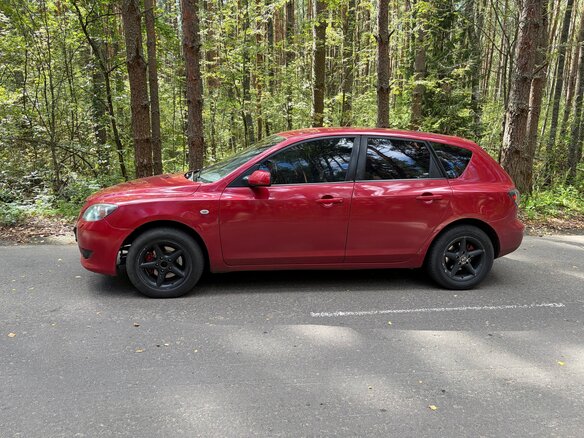 2006 Mazda 3 I (BK) Рестайлинг, красный, 400000 рублей - вид 5