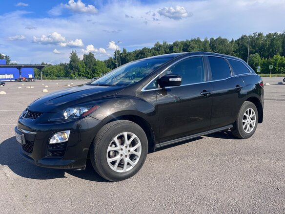 2011 Mazda CX-7 I Рестайлинг, чёрный - вид 1