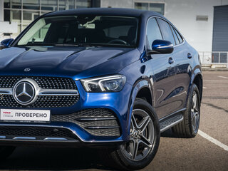 2020 Mercedes-Benz GLE Coupe 350 d II (C167), синий, 7389000 рублей, вид 2