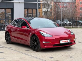 2020 Tesla Model 3 Long Range I, красный, 3990000 рублей, вид 4