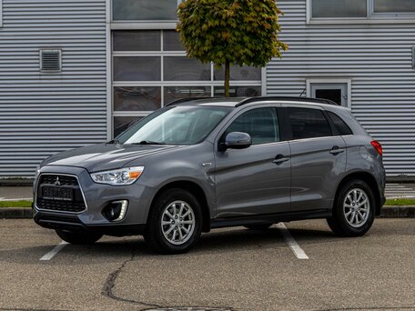 2014 Mitsubishi ASX I Рестайлинг, серый, 925000 рублей, вид 1
