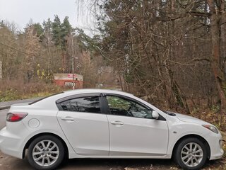 2012 Mazda 3 II (BL) Рестайлинг, белый, 880000 рублей, вид 4