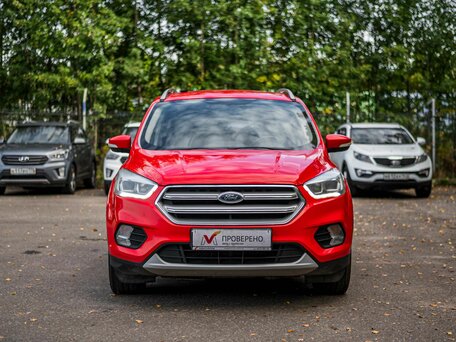 2017 Ford Kuga II Рестайлинг, красный, 1395000 рублей, вид 3