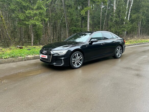 2020 Audi A6 45 TDI V (C8), чёрный, 4700000 рублей - вид 3