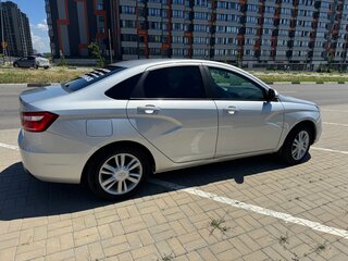 2018 Lada (ВАЗ) Vesta I, серебристый, 890000 рублей, вид 4