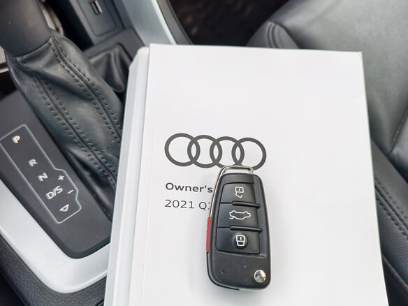 2020 Audi Q3 45 TFSI II (F3), синий, 3450000 рублей - вид 14