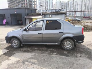 2012 Renault Logan I Рестайлинг, синий, 360000 рублей, вид 4