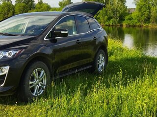 2011 Mazda CX-7 I Рестайлинг, чёрный, 1170000 рублей, вид 4