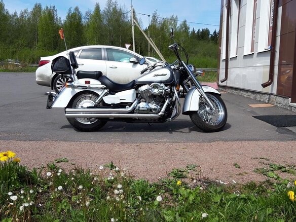 2005 Honda Shadow 750, белый, 550000 рублей - вид 8