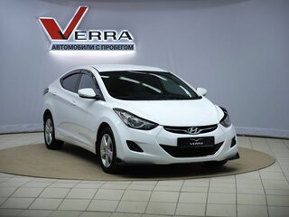 2013 Hyundai Elantra V (MD), белый, 900000 рублей, вид 3