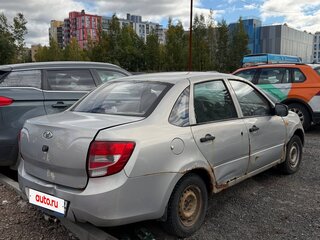 2012 Lada (ВАЗ) Granta I, серебристый, 130000 рублей, вид 5