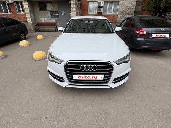 2016 Audi A6 IV (C7) Рестайлинг, белый, 2000000 рублей