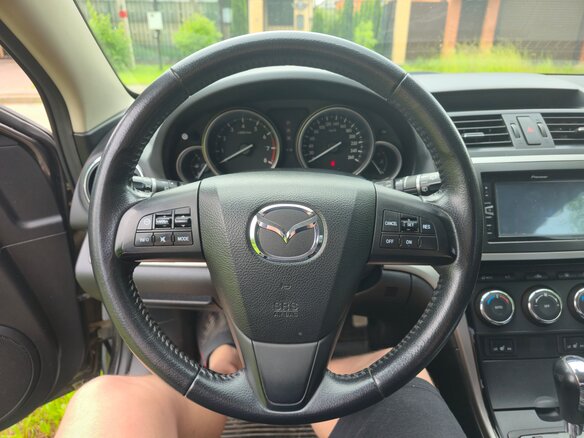 2012 Mazda 6 II (GH) Рестайлинг, серый - вид 7