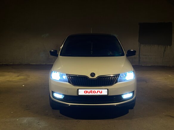 2014 Skoda Rapid I, белый, 750000 рублей - вид 1