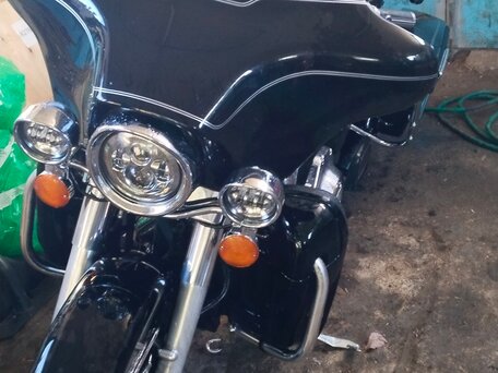 2013 Harley-Davidson Electra Glide, чёрный, 1200000 рублей, вид 1