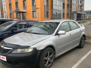 2005 Mazda 6 I (GG) Рестайлинг, серебристый, 335000 рублей, вид 1
