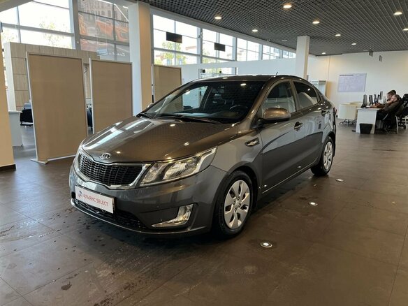 2012 Kia Rio III, серый, 600000 рублей - вид 6