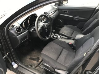 2006 Mazda 3 I (BK) Рестайлинг, чёрный, 430000 рублей, вид 4