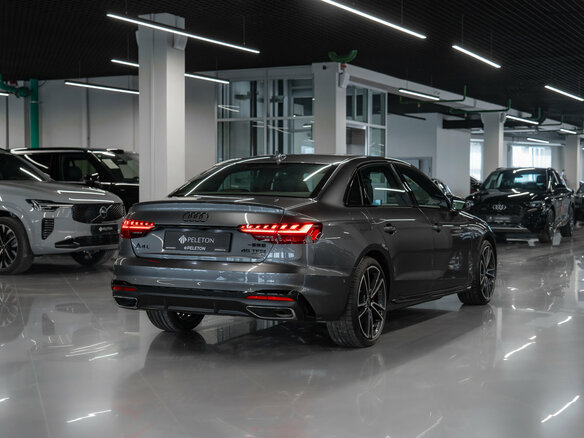 2025 Audi A4 45 TFSI Long V (B9) Рестайлинг, серый - вид 4