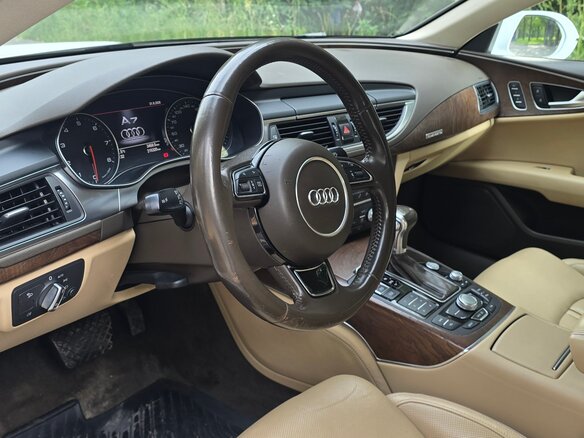 2012 Audi A7 I (4G), белый, 2500000 рублей - вид 9
