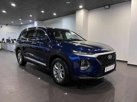 2019 Hyundai Santa Fe IV, синий, 2690000 рублей, вид 1