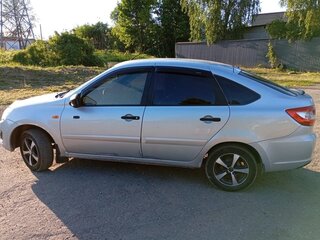 2014 Lada (ВАЗ) Granta I, серебристый, 440000 рублей, вид 3