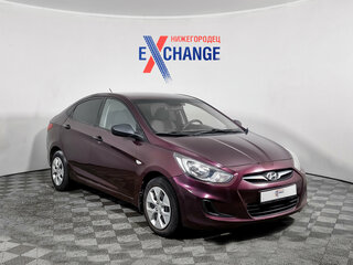 2012 Hyundai Solaris I, фиолетовый, 499000 рублей, вид 1