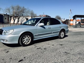 2002 Hyundai Sonata IV (EF) Рестайлинг, серый, 300000 рублей, вид 3