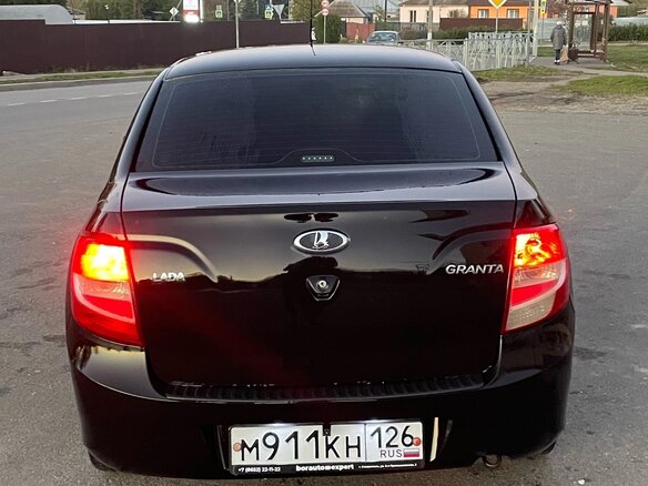 2016 Lada (ВАЗ) Granta I, чёрный, 480000 рублей - вид 2
