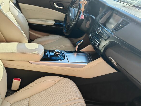 2013 Kia Quoris I, чёрный, 1350000 рублей - вид 4