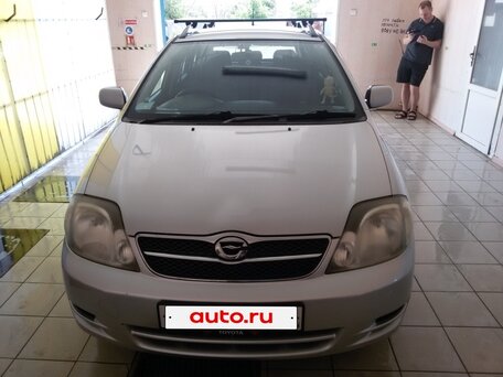2003 Toyota Corolla Fielder IX (E120, E130), серебристый, 625000 рублей, вид 2