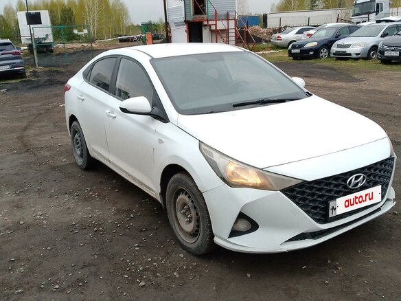 2020 Hyundai Solaris II, белый, 1203000 рублей - вид 1