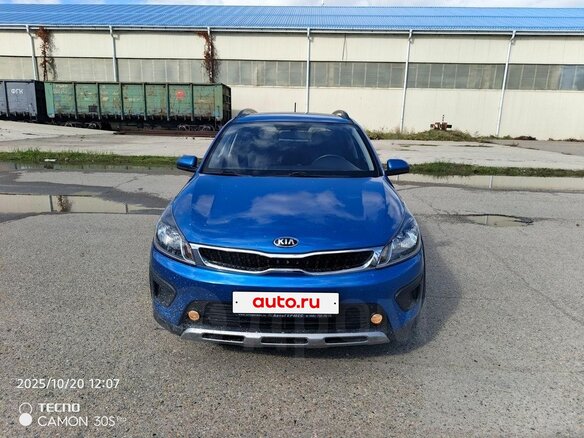 2018 Kia Rio X-Line IV, синий, 1530000 рублей - вид 1