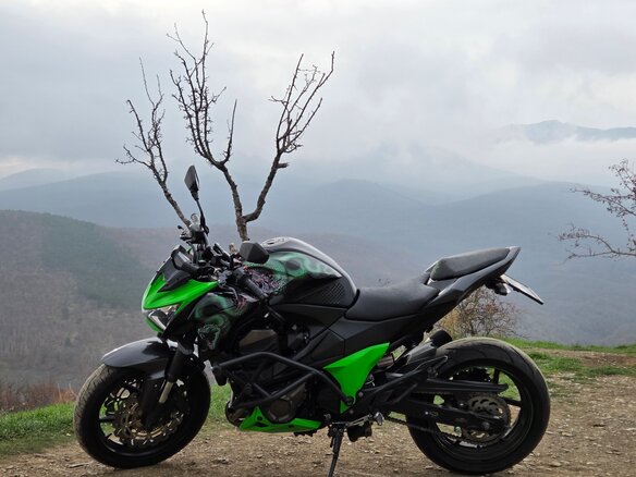2013 Kawasaki Z 800, зелёный, 580000 рублей