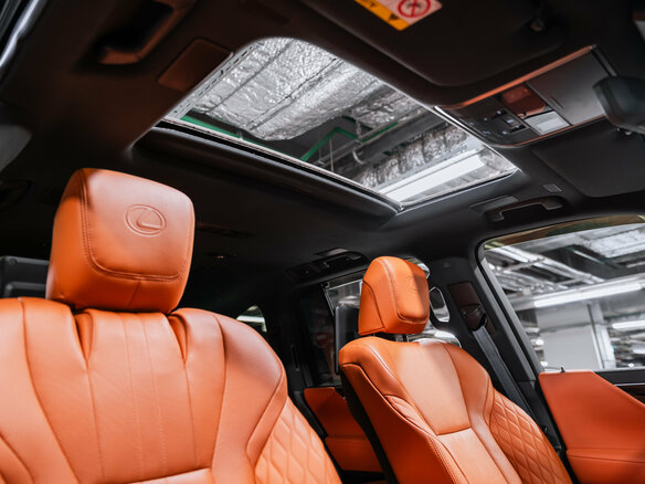 2023 Lexus LX 600 IV, чёрный - вид 19