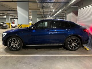 2019 Mercedes-Benz GLC Coupe 300 d I (C253) Рестайлинг, синий, 3500000 рублей, вид 2
