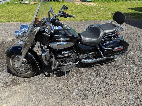 2008 Triumph Rocket III, чёрный, 850000 рублей, вид 4