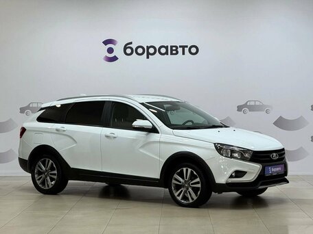 2021 Lada (ВАЗ) Vesta SW Cross I, белый, 1050000 рублей, вид 3