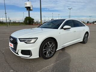 2019 Audi A6 45 TDI V (C8), белый, 5150000 рублей, вид 2