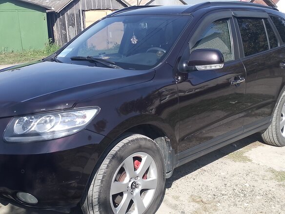 2008 Hyundai Santa Fe II, пурпурный, 950000 рублей - вид 2