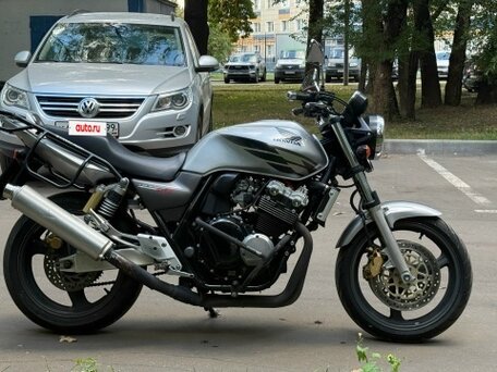 2004 Honda CB 400 Super Four, серебристый, 325000 рублей, вид 1