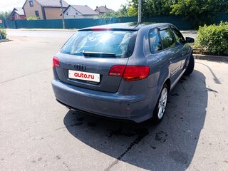 2007 Audi A3 II (8P) Рестайлинг 1, серый, 899000 рублей, вид 4