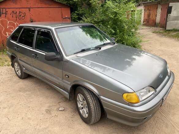 2007 Lada (ВАЗ) 2114, серый, 195000 рублей - вид 1