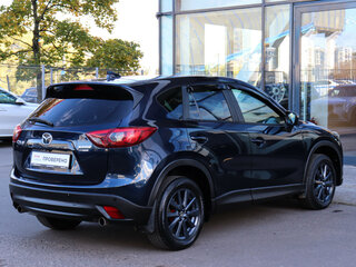 2015 Mazda CX-5 I Рестайлинг, синий, 1677000 рублей, вид 4