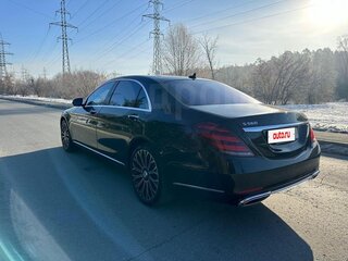 2019 Mercedes-Benz S-Класс 560 VI (W222, C217) Рестайлинг, чёрный, 6800000 рублей, вид 5